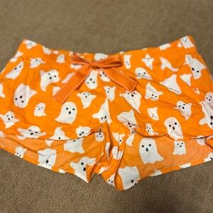 Old Navy Orange Ghost Patterned Shorts